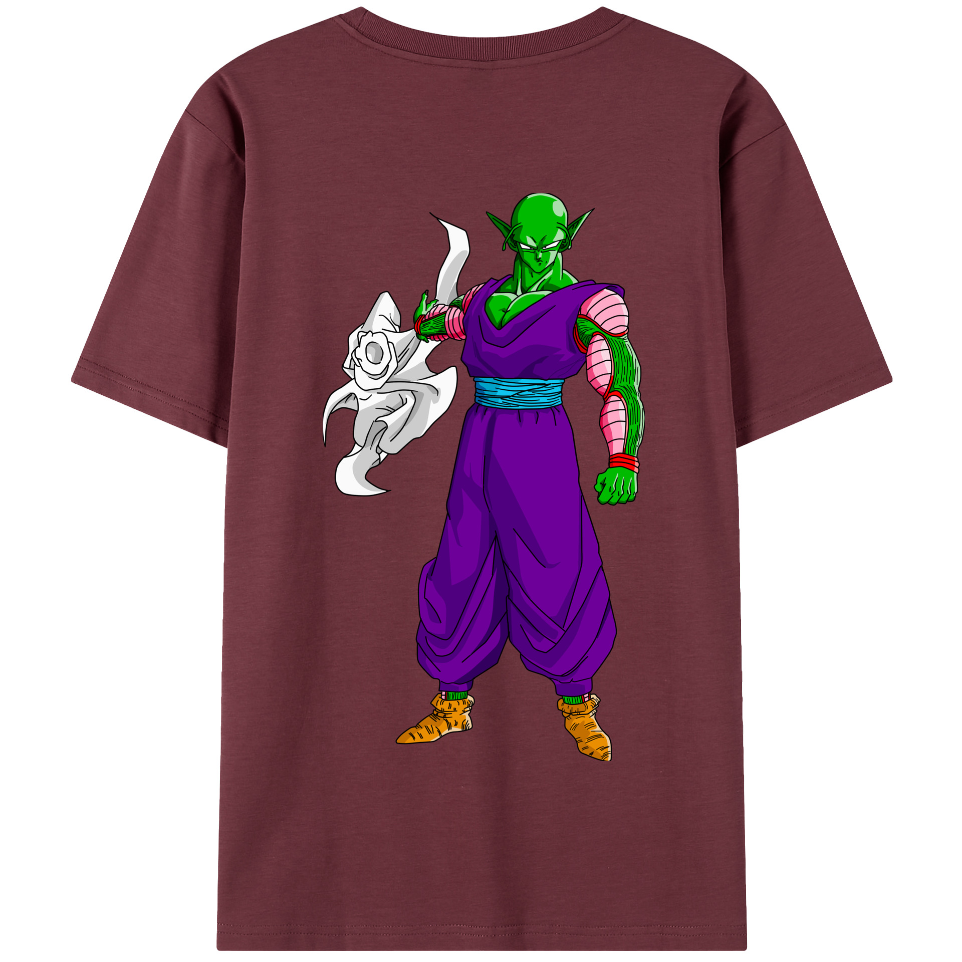 （画像用） ドラゴンボール ピッコロ DRAGON BALL Piccolo 綿100％半袖Tシャツ（背面プリント）